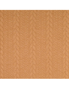 Tejido de sudadera trenzado - Camel