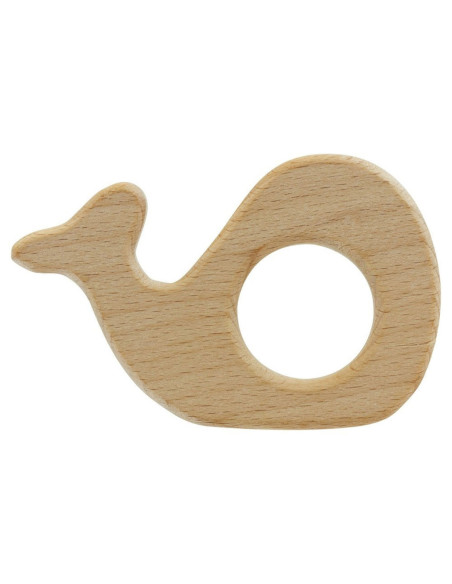 Anillo de dentición de madera - Ballena