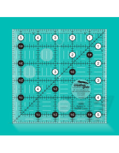 Regla cuadrada de acolchado 5.5" x 5.5" Creative Grids 2