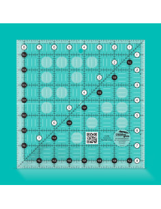Regla cuadrada de acolchado 8.5" x 8.5" Creative Grids 2