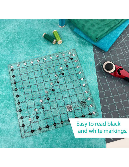 Regla cuadrada de acolchado 10.5" x 10.5" Creative Grids