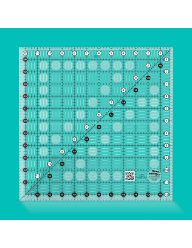 Regla cuadrada de acolchado 12.5" x 12.5" Creative Grids