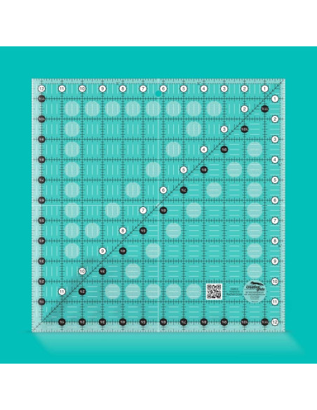 Regla cuadrada de acolchado 12.5" x 12.5" Creative Grids
