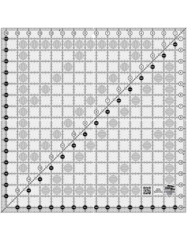 Regla cuadrada de acolchado 16.5" x 16.5" Creative Grids
