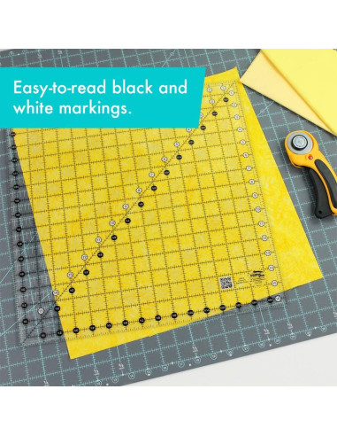 Regla cuadrada de acolchado 16.5" x 16.5" Creative Grids