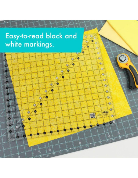 Regla cuadrada de acolchado 16.5" x 16.5" Creative Grids