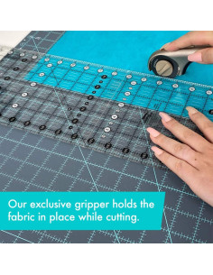 Regla rectangular para acolchado 6.5" x 24.5" Creative Grids 2