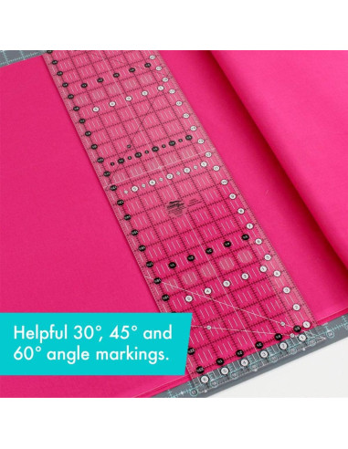 Regla rectangular para acolchado 6.5" x 24.5" Creative Grids