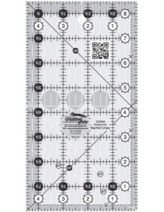 Regla rectangular para acolchado 4.5" x 8.5" Creative Grids
