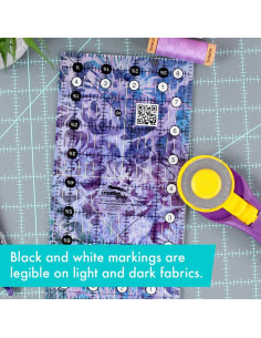 Regla rectangular para acolchado 4.5" x 8.5" Creative Grids 2