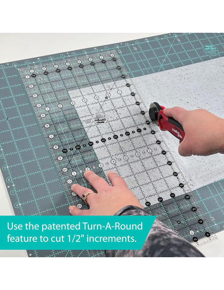 Regla rectangular para acolchado 4.5" x 8.5" Creative Grids