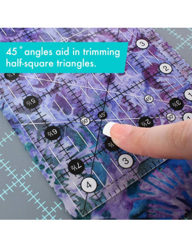 Regla rectangular para acolchado 4.5" x 8.5" Creative Grids