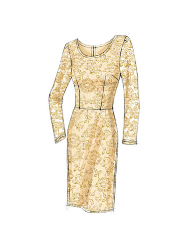 Patrón de vestido - Vogue 8766