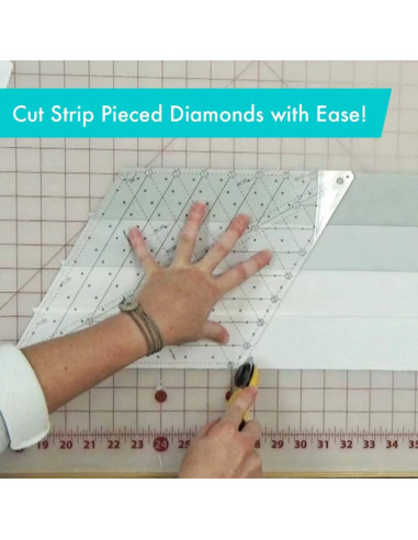 Regla de acolchado Diamond 60° Creative Grids