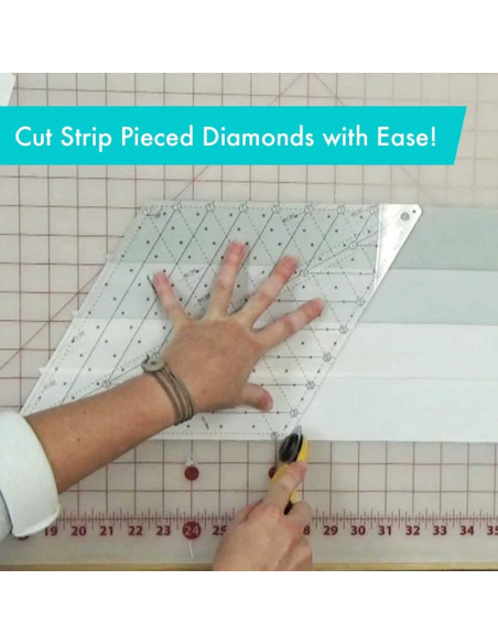 Regla de acolchado Diamond 60° Creative Grids