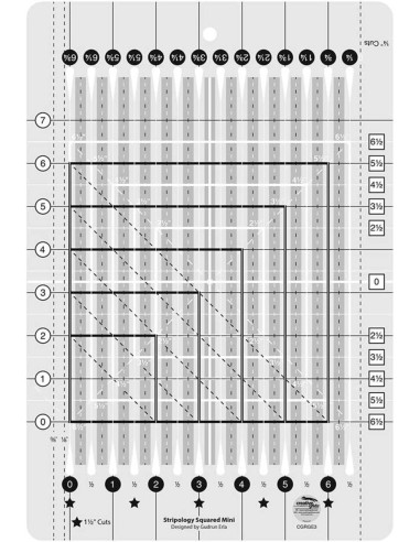 Regla Mini Stripology Creative Grids