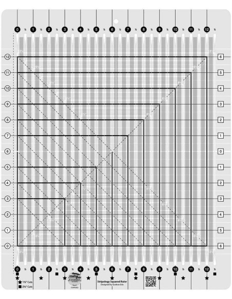Regla Stripology Squared Creative Grids