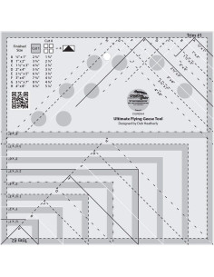 Regla Ultimate Flying Geese Creative Grids