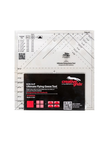 Regla Ultimate Flying Geese Creative Grids