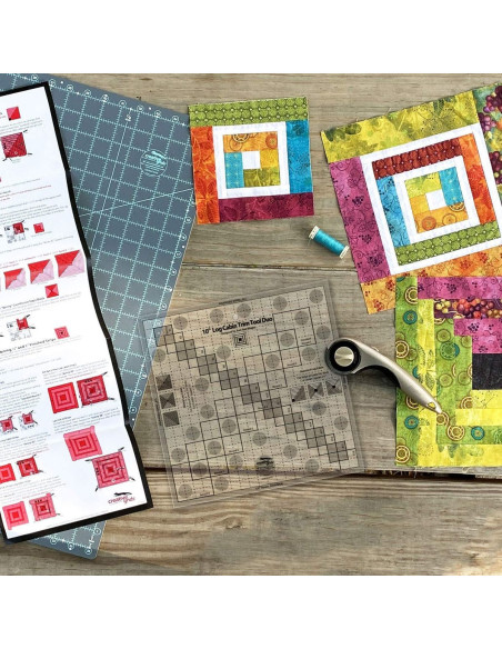 Regla Log Cabin Trim Tool Duo Creative Grids