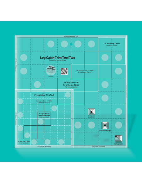 Regla Log Cabin Trim Tool Two Creative Grids