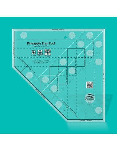 Regla Pineapple Trim Tool Creative Grids