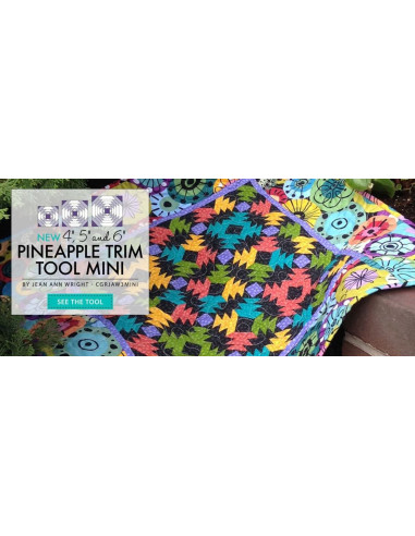 Regla Pineapple Trim Tool Mini Creative Grids