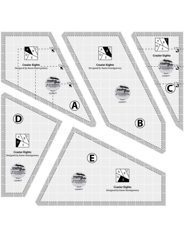 Conjunto de reglas Crazy Eights Creative Grids