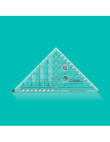 Regla triángulo 4 en 1 Creative Grids