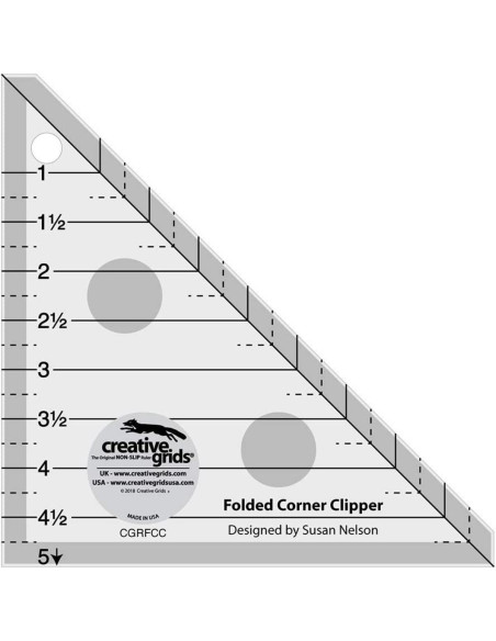 Regla Folded Corner Clipper Creative Grids