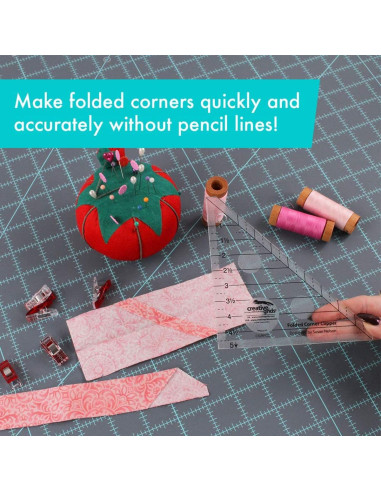 Regla Folded Corner Clipper Creative Grids