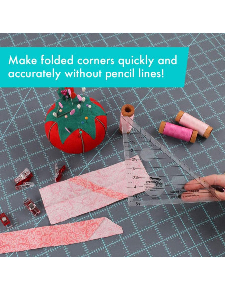Regla Folded Corner Clipper Creative Grids