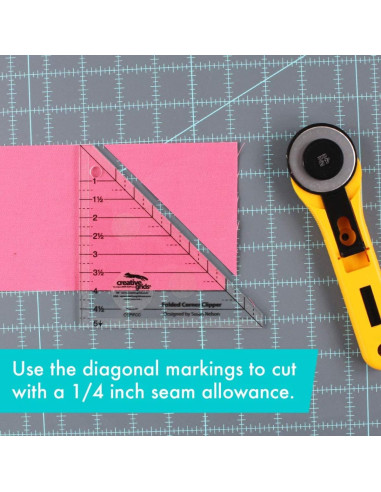 Regla Folded Corner Clipper Creative Grids