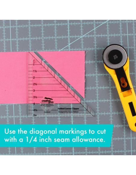 Regla Folded Corner Clipper Creative Grids