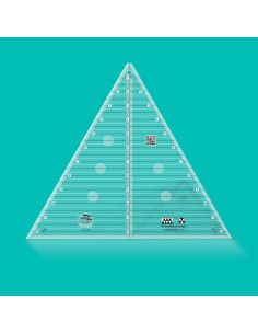 Regla triángulo 60° 12" Tamaño terminado Creative Grids 2