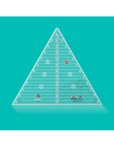 Regla triángulo 60° 12" Tamaño terminado Creative Grids