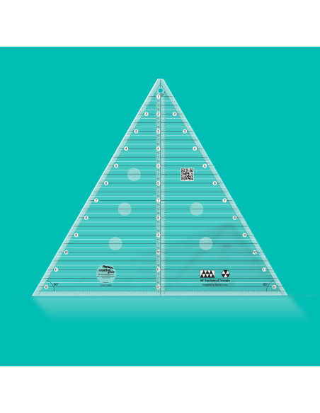 Regla triángulo 60° 12" Tamaño terminado Creative Grids