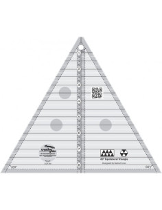 Regla triángulo 60° 8" Tamaño Final Creative Grids