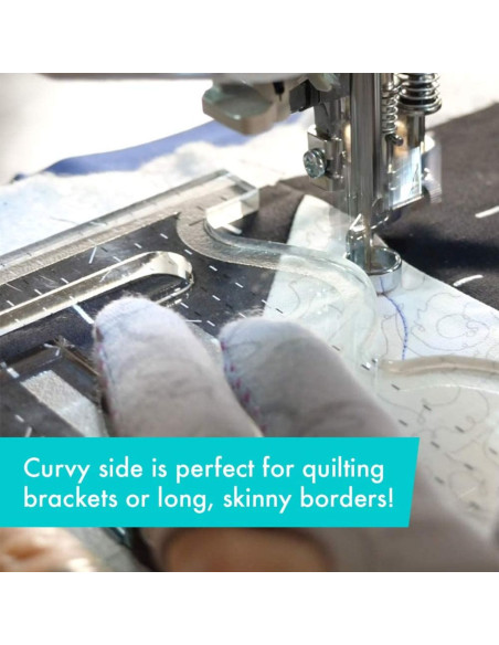 Regla Sid Machine Quilting Tool Creative Grids