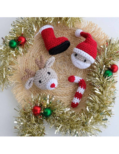 Kit de crochet - Decoraciones de Navidad