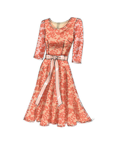 Patrón de vestido - Vogue 8766