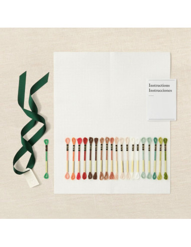Kit de bordado punto de cruz - Abecedario de animales