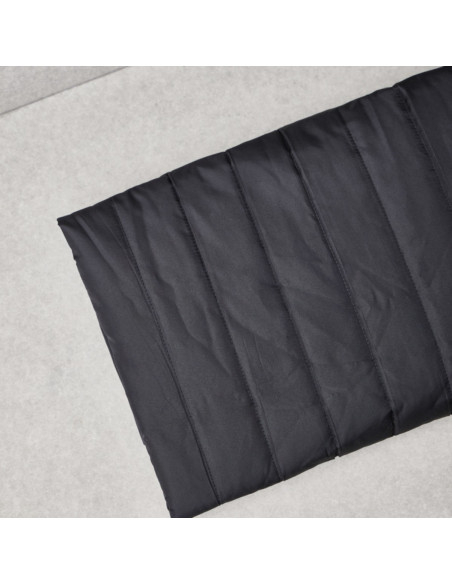 Tejido acolchado repelente al agua Strip - Negro