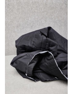 Tejido acolchado repelente al agua Strip - Negro 2