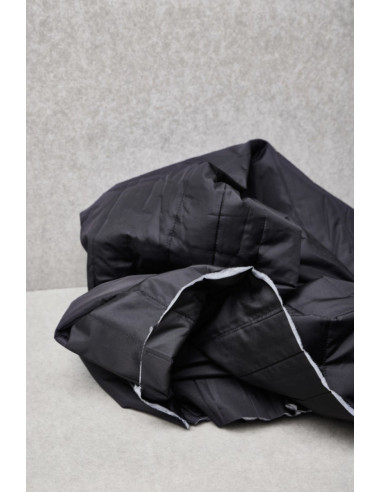 Tejido acolchado repelente al agua Strip - Negro