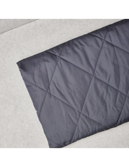 Tejido acolchado repelente al agua Gem - Gris tormenta