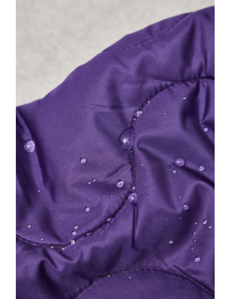 Tejido acolchado repelente al agua Wave - Violeta