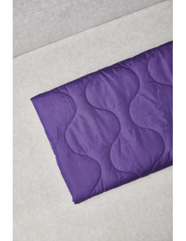 Tejido acolchado repelente al agua Wave - Violeta