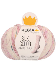 Lana para calcetines Regia Silk Color