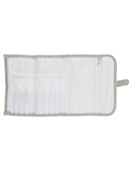 Estuche para ganchillos Tulip - Plateado con purpurina